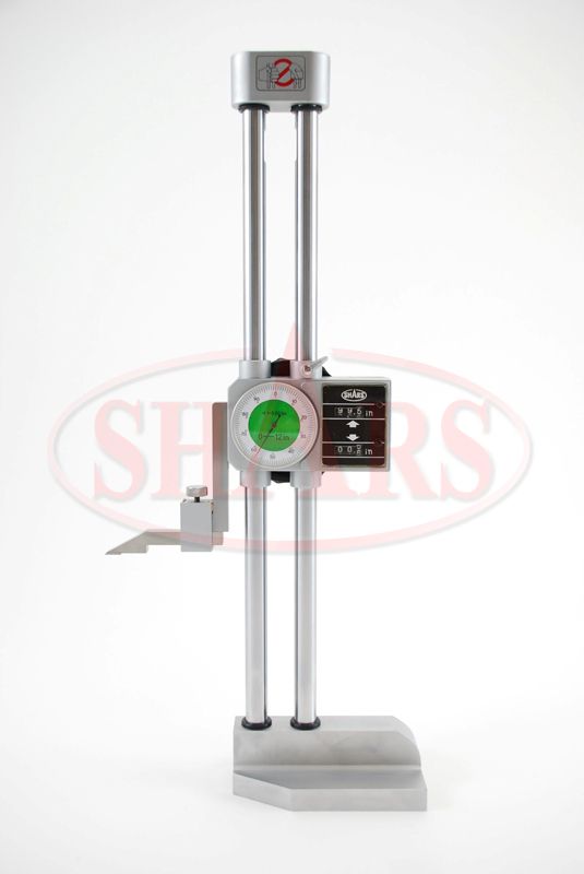 PRECISION DOUBLE DUAL BEAM 18 DIAL HEIGHT GAGE .001  