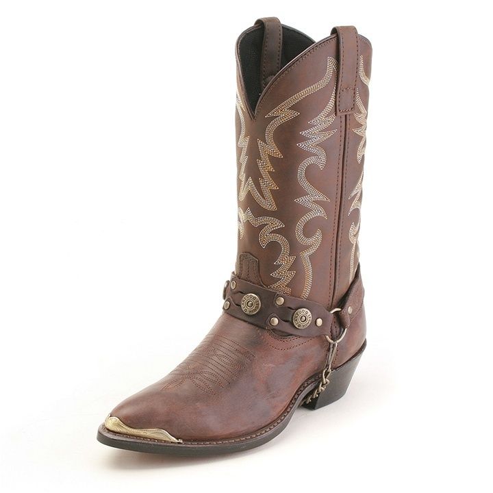 Laredo Maverick J Toe Leather Western Cowboy Boots 7 13  