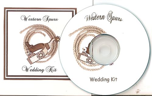 This is a CD with templates to make your own wedding invitations 