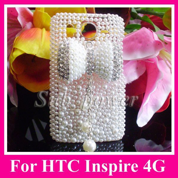   BOW Bling Crystal Case cover for HTC Inspire 4G AT&T phone B24  