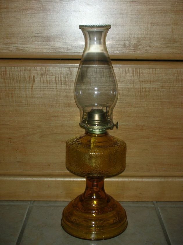 Vintage Eagle Oil Lamp   18 1/4 (2)  