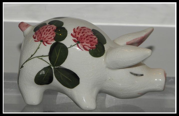 Rare Signed Wemyss Pottery Piggy Pig NR  