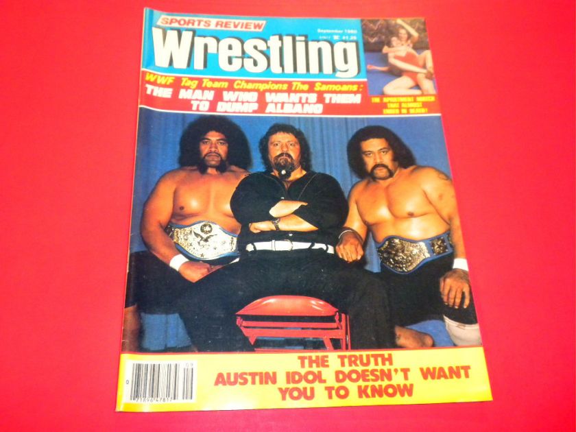 SPORTS REVIEW WRESTLING magazine 1980 September VINTAGE  