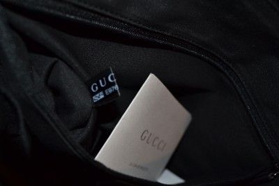  GG Logo Monogram Black Denim Nero D Ring Tote Bag Canvas Purse  