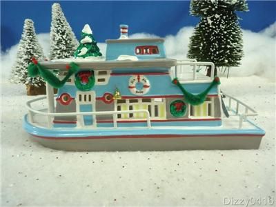 Dept 56 Snow Village Jingle Belle Houseboat #51144 (14)  