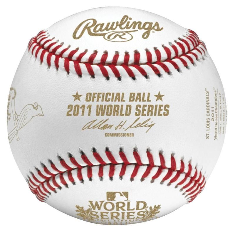   MLB 2011 WORLD SERIES CHAMPIONSHIP CARDINALS GAME BALL BASEBALL  