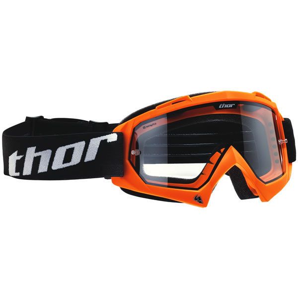 Thor Enemy Adult Orange MX ATV UTV Motocross Goggle  